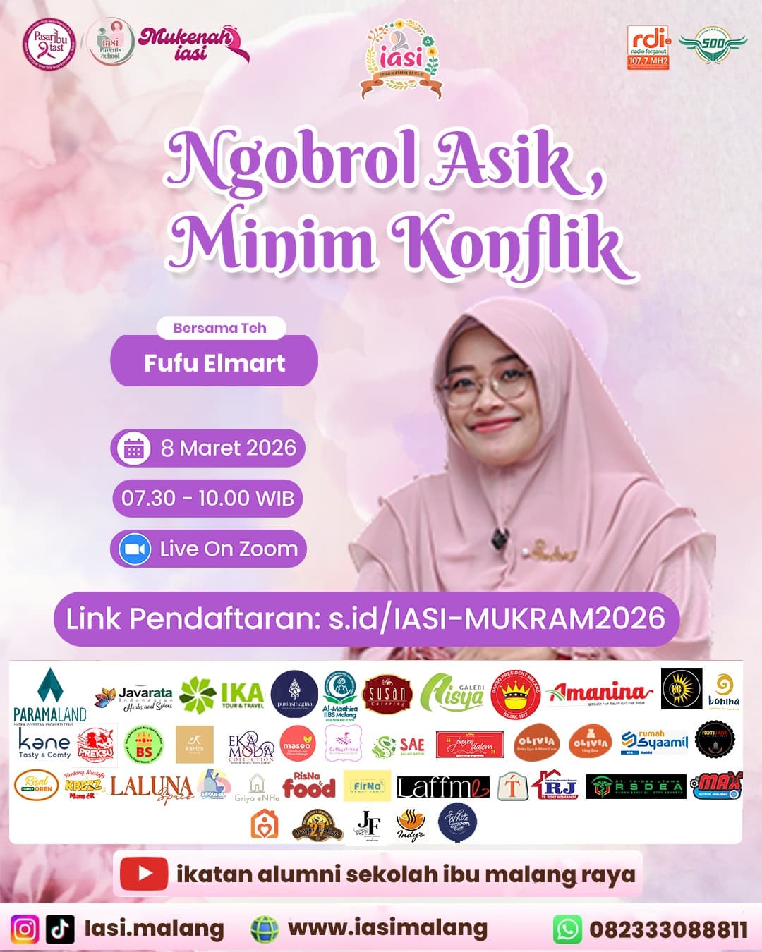 Ngobrol Asik, Minim Konflik